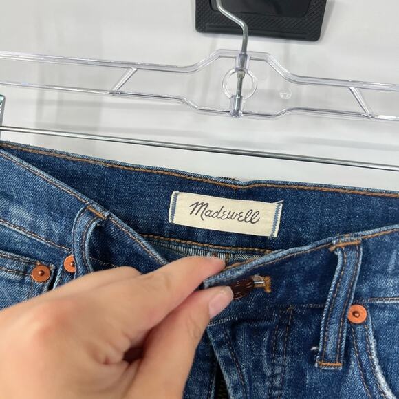 Madewell The Perfect Vintage Crop Jeans Bellbrook Wash Comfort Stretch Edition - Picture 4 of 10